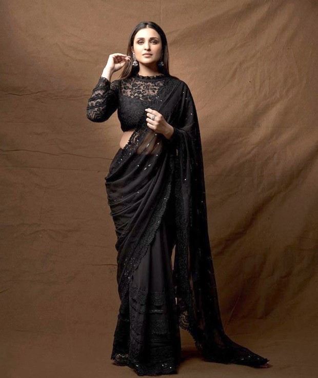 Black Saree - Buy Designer Black Colour Sarees Online – Koskii